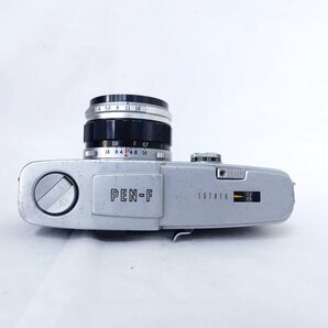 OLYMPUS-PEN オリンパスペン PEN-F 花文字 + Auto-S 38mm F1.8 フィルムカメラ 空シャッターOK USED /2404Cの画像5