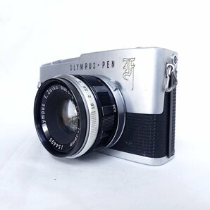OLYMPUS-PEN オリンパスペン PEN-F 花文字 + Auto-S 38mm F1.8 フィルムカメラ 空シャッターOK USED /2404Cの画像3
