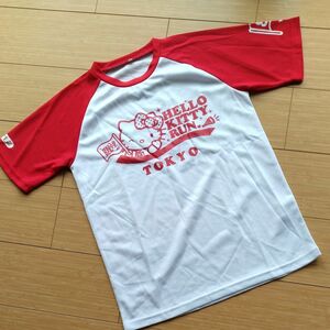 未使用★ハローキティ×フコク生命 半袖Tシャツ★マラソン 東京 キティちゃん　Sサイズ