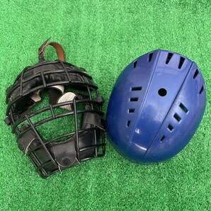 キャッチャーマスク ヘルメット 少年軟式用 野球 ミズノ ローリングスの画像1