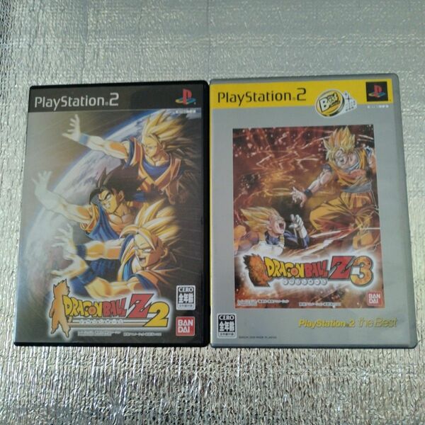 【PS2】 ドラゴンボールZ2 &ドラゴンボールZ3　まとめ売り