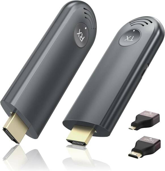 ifconstワイヤレス hdmi 送受信機セット hdmi 無線化 HDMI【日本技適認証済+1080P@60Hz/5Ghz/30M安定転送距離】hdmi無線化