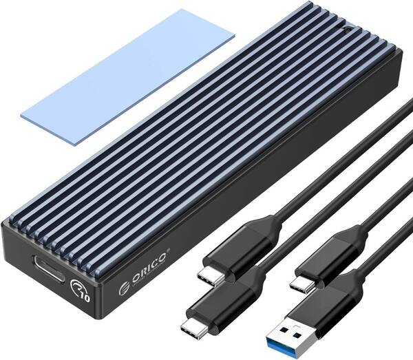 ORICO M.2 SSD 外付けケース M2 SSD ケース NVMe / SATA 両対応 USB3.2 Gen2接続 10Gbps高速転送 UASP対応 アルミケース