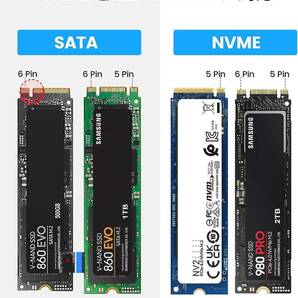 ORICO M.2 SSD 外付けケース M2 SSD ケース NVMe / SATA 両対応 USB3.2 Gen2 10Gbps NVMEの画像3