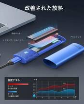 ORICO M.2 SSD 外付けケース M2 SSD ケース NVMe / SATA 両対応 USB3.2 Gen2 10Gbps NVME_画像2