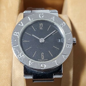 1円〜BVLGARI ブルガリブルガリ クォーツ レディース腕時計 デイト 箱付き 036の画像1
