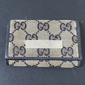 1円〜GUCCI グッチ 6連キーケース GGスプリーム 062