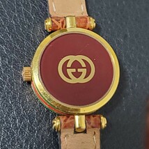 1円〜GUCCI グッチ シェリーライン クォーツ レディース腕時計_画像6