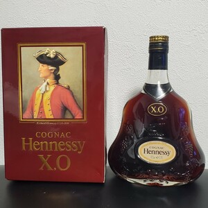 1円〜Hennessy ヘネシー COGNAC コニャック XO ブランデー 700ml 40% 箱付き 092
