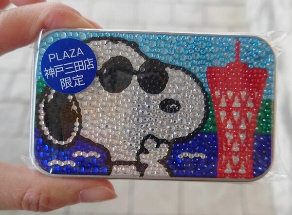 PLAZA 神戸三田店限定 スヌーピー SNOOPY ジョークール スパークス缶 キラキラ缶 ピーナッツ