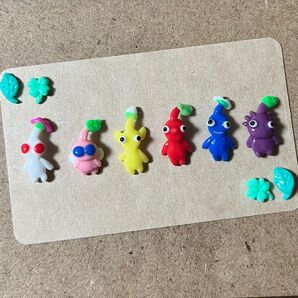 3dネイルパーツ【ゆるかわ ピクミン リーフ ゲーム 痛ネイル】