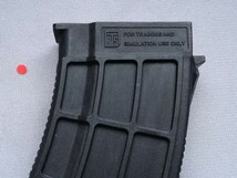  Magpul PTS × US PALM AK30タイプ 150連マガジン BK②　スタンダード電動用　検）マルイ　AK47 マグプル PTS　LCT_画像3