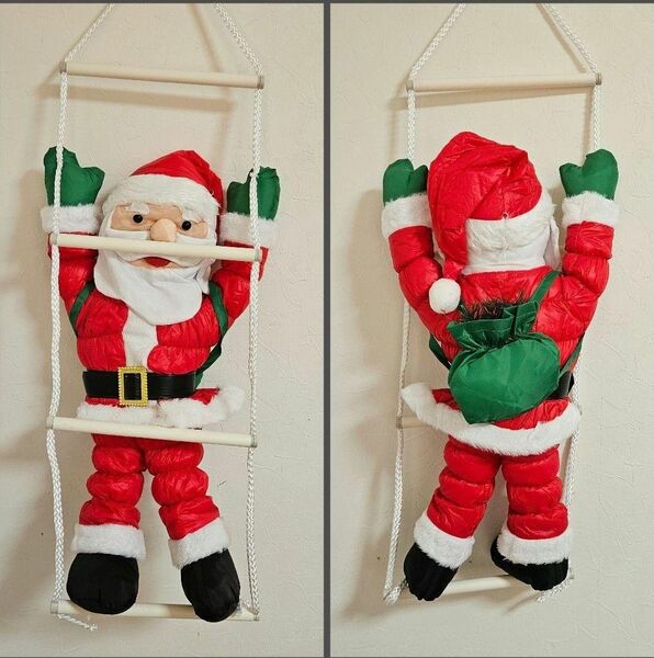 サンタ はしご はしご飾り クリスマス デコレーション サンタクロース サンタクロース
