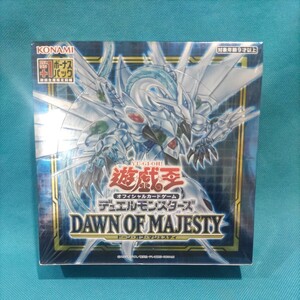 遊戯王OCG デュエルモンスターズ DAWN OF MAJESTY BOX+1 新品未開封　シュリンク付き　ドーンオブマジェスティ ボーナスパック付き