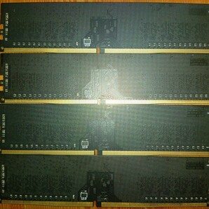 W4U2400PS-4G Panram 刻印 SK Hynixチップ搭載 - PC4-19200/DDR4-2400 XMP Unbuffered 288Pin DDR4 UDIMM 16GB(4GB x4) 動作品の画像2