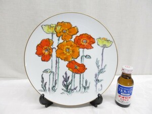 04Y007 【 中古品 】 ビンティージ Noritake 絵皿 井上武サイン [ 直径(約)26.5㎝ / 高さ(約)2.5㎝ / 底径(約)16cm ] 現状渡し