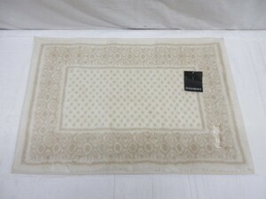 04Y074 【 未使用品 】 イヴサンローラン 玄関マット 品名：YタシュテBM / サイズ：45×70cm / アクリル100％ 現状渡し