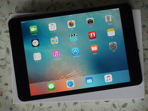 ☆彡 超美品 Apple iPad mini A1455 64GB Wi-Fi + Cellular au ブラック＆スレート