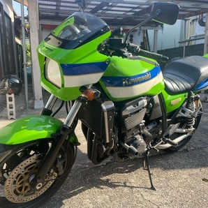 カワサキ ZRX1100 ライムグリーン 車検付き すぐ乗れます 絶好調 社外マフラー付きの画像1