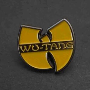 《PIN豪華DX黄黒W鷲》■新品『WU-TANG ウ―タン・クラン』アメリカヒップホップ■金属ピンバッジ バッチ■おしゃれ ファッション MUSIC