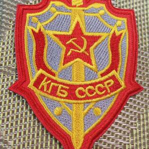 VC■《赤黄灰CP剣盾》■新品『CCCP』ソ連 ソビエト 刺繍ワッペン■サバゲー ミリタリー■衣類・衣服DIY■『ベルクロ マジックテープ』