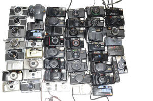 フィルムカメラ コンパクトフィルムカメラ レンジファインダー まとめて まとめ売り 色々 大量 ジャンク#099909