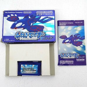 ★ジャンク★【電池切れ】GBAソフト ポケットモンスター ルビー AGB-P-AXVJ サファイア AGB-P-AXPJ(ポケモン/GAME BOY/ADVANCE)★【GM607】の画像6