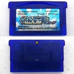 ★ジャンク★【電池切れ】GBAソフト ポケットモンスター ルビー AGB-P-AXVJ サファイア AGB-P-AXPJ(ポケモン/GAME BOY/ADVANCE)★【GM607】の画像7