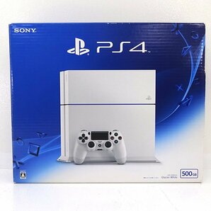 ★中古★PlayStation4 本体 グレイシャー・ホワイト 500GB CUH-1200A (PS4/プレステ4/1円～)★【GM634】の画像1