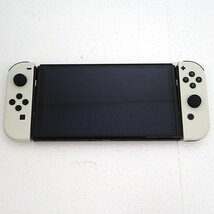 ★中古★Nintendo Switch 本体 Joy-Con(L)/(R)ホワイト 有機ELモデル HEG-S-KAAAA (ニンテンドースイッチ/任天堂/1円～)★【GM649】_画像2