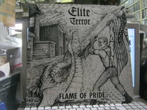ELITE TERROR / FLAME OF PRIDE ドイツ盤LP ROCK-O-RAMA SKREWDRIVER NO REMORSE BRUTAL COMBAT BOUND FOR GLORY DIRLEWANGER 