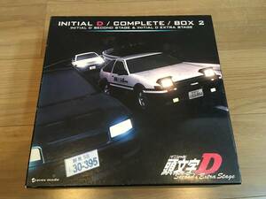 送料無料 頭文字D イニシャルD LD レーザーディスク INITIALD COMPLETE BOX2 avex 外箱状態難あり LDBOX