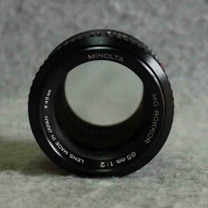 [is324]ミノルタ レンズ 85mm f2 MINOLTA MD ROKKOR LENS SRマウント 1:2 中望遠 大口径 単焦点の画像4