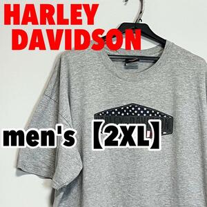 F352【HARLEY DAVIDSON】半袖プリントTシャツ【2XL】