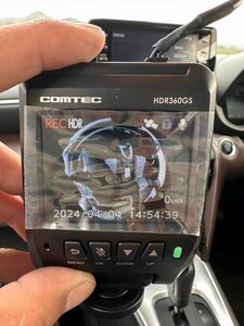 COMTEC コムテック HDR360GS 360° 360度 ドラレコ ドライブレコーダー SDカード付