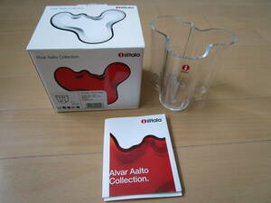 *iittala/イッタラ*Alvar Aalto Collection/フィンランド SINCE 1881/95mm/White/クリア/アルヴァ アアルト コレクションベース/花器・花瓶