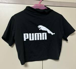 ●レディース　PUMA ハイネック　Tシャツ　ショート丈　サイズL （88）