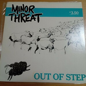 MINOR THREAT / OUT OF STEP マイナースレット アウトオブステップ 中古LP盤 USハードコア パンクの画像1