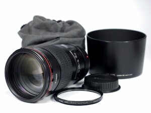 Canon キャノン EF 200mm 1:2.8 L II Φ72mm ULTRASONIC ウルトラソニック レンズ レンズフード フィルター ケース付き 75