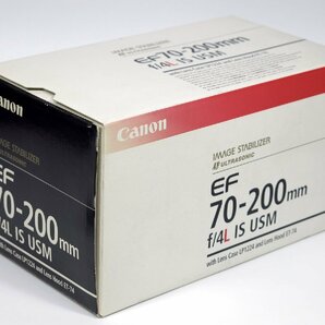 Canon キャノン EF 70-200mm Φ67mm F4 L IS USM IMAGE STABILIZER ULTRASONIC ウルトラソニック ズームレンズ フィルター 箱付き 80の画像2