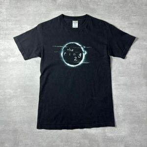 L0057 希少 レア 00's Vintage the ring 2 ザ・リング2 メンズ ジャパニーズ Japanese ホラー映画 horror 半袖 Tシャツ ブラック S