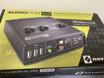 中古品 NOVATION AudioHub2×4_画像7