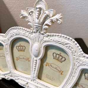 【Ｓサイズ 】アンテーク雑貨ロココ調 王冠型 写真立てフォントスタンド#壁掛け#写真立て#インテリア装飾品#フレンチアンティークの画像6