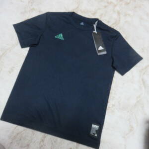 Adidas Клималит младший рубашка с коротким рукавом 130 NV New ☆ Финансовая продажа ★