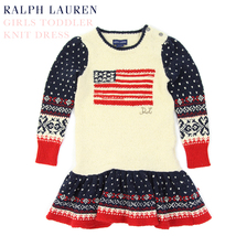 新品 アウトレット 15526 6X ガールズ ニット ワンピース polo ralph lauren ポロ ラルフ ローレン _画像1