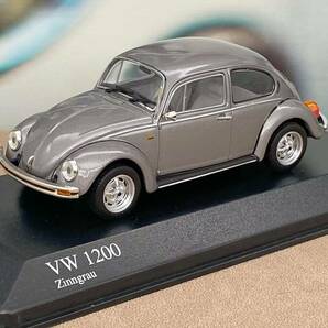 ミニチャンプス MINICHAMPS 1/43 PMA VW フォルクスワーゲン ビートル BEETLE 1200 1983 grey metallic グレー メタリック 400057101の画像1