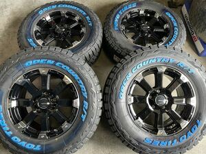 PPX DD-V6×TOYOオープンカントリーR/T 235/70R16新品タイヤホイール4本セット！デリカD:5、CX-5、RAV4などに！