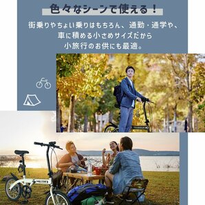 折りたたみ自転車 16インチ シンプルギア ガンメタリック【本州・四国 送料無料！】 シティサイクル おしゃれ 通勤 通学 街乗り ［TS16］の画像9