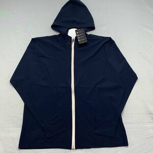 [ free shipping ][ new goods ] lady's Parker jacket ( stretch material . water speed . contact cold sensation UV cut ) M navy *23305