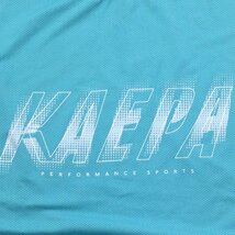 【送料無料】【新品】Kaepa メンズ半袖Tシャツ(ストレッチ・メッシュ素材 接触冷感 吸水速乾 UVカット 3Dカット）　 M　　サックス★582207_画像3